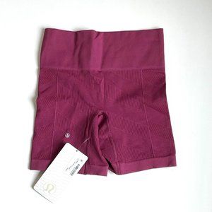 New with tags Lululemon maroon burgundy sculpt short biker shorts 4